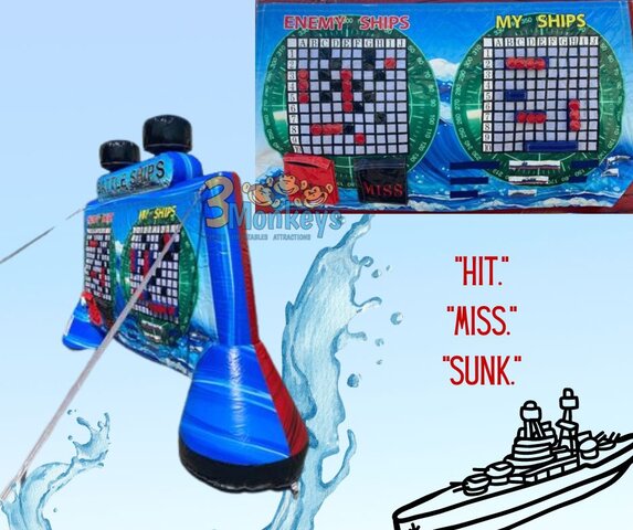 Inflatable Battle Ships Game Rental Central PA