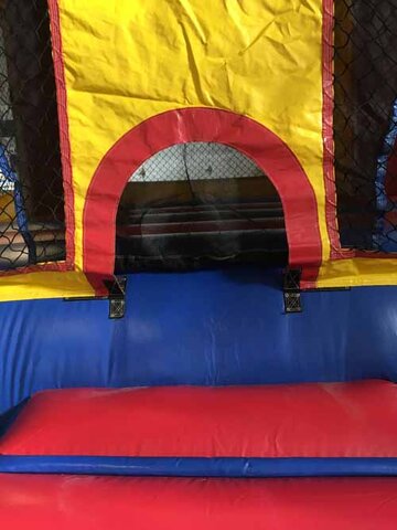 Entrance to Fire Truck Bounce House Rental in Harrisburg PA