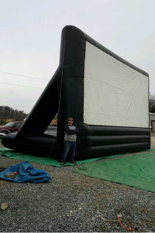 Large Outdoor Movie Screen Rental in Lancaster PA