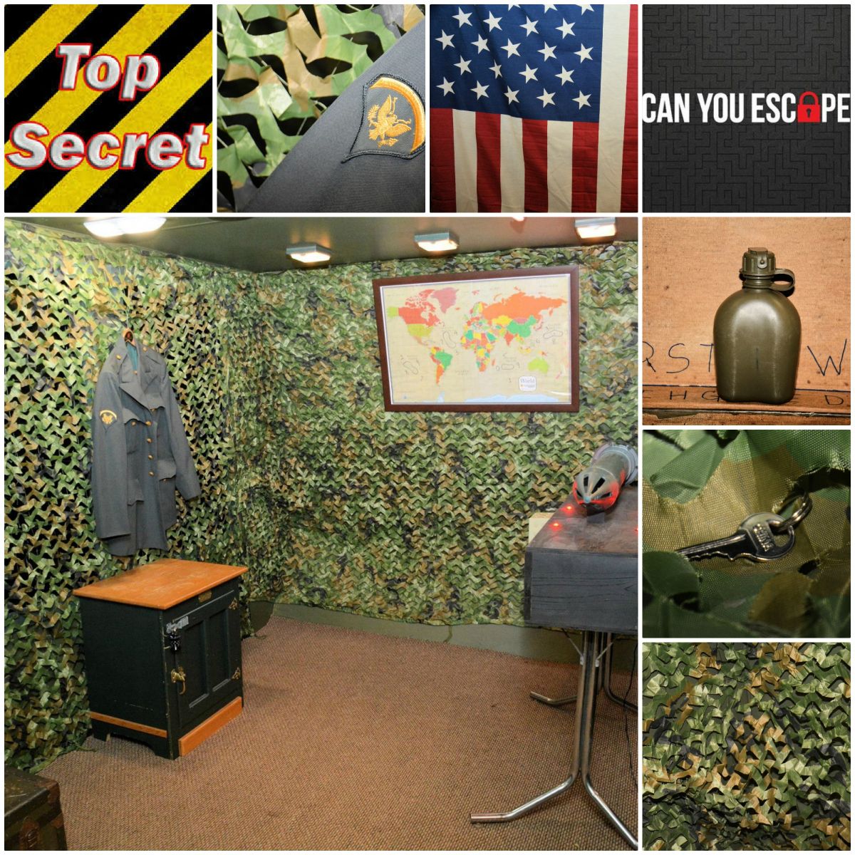 Military Mobile Escape Room Rental York near me