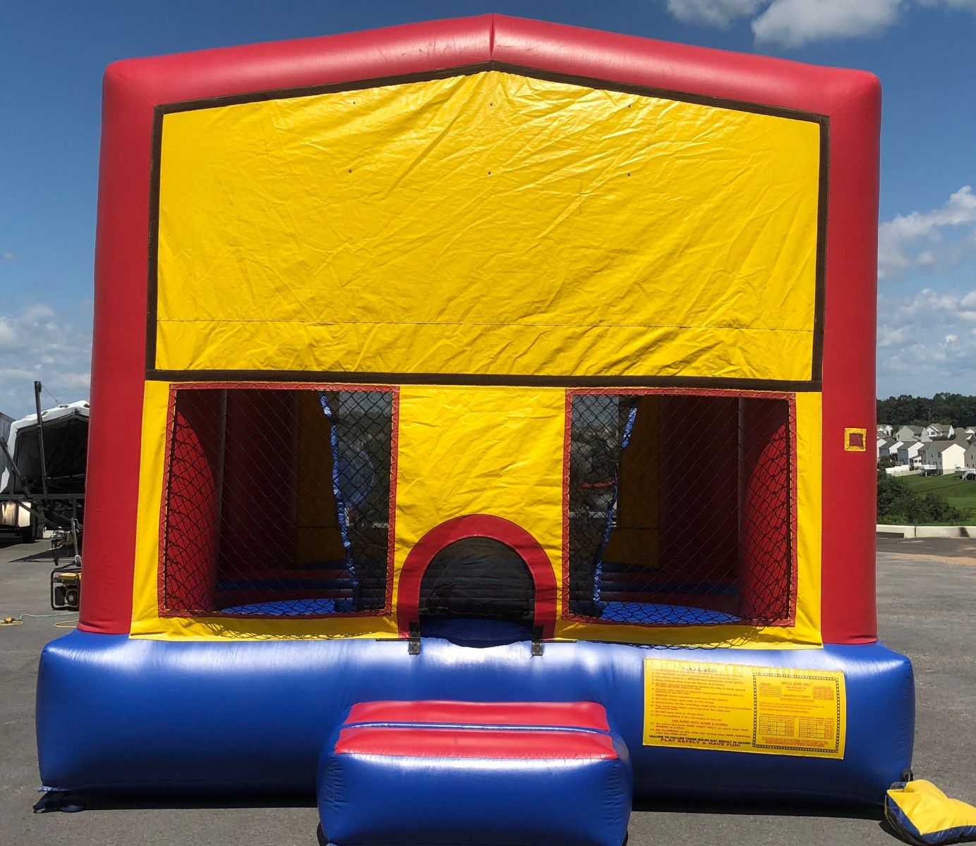 bounce house rental with generator