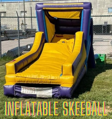 Inflatable Skeeball Carnival Game Rental