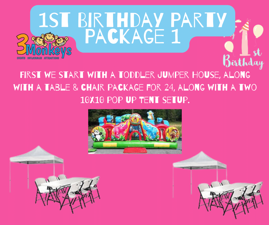 1st Birthday Party Package 1 