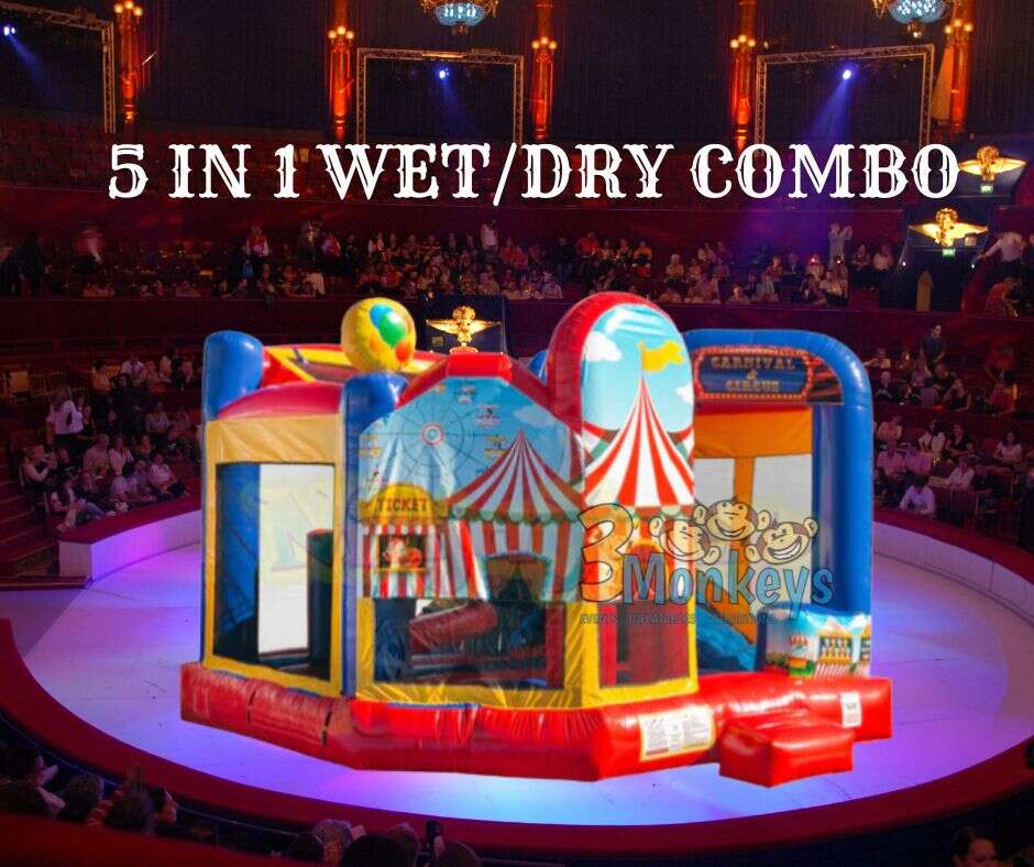 Circus Themed Combo Rental Near Me