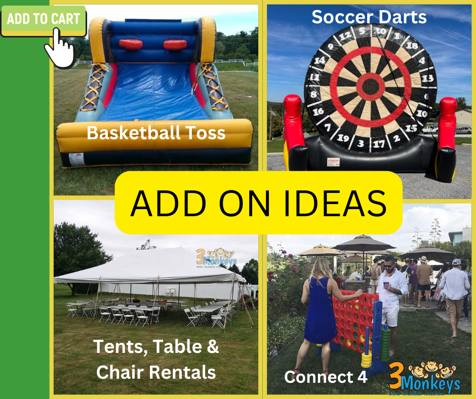 Add on ideas for bounce house rentals Add on ideas for bounce house rentals