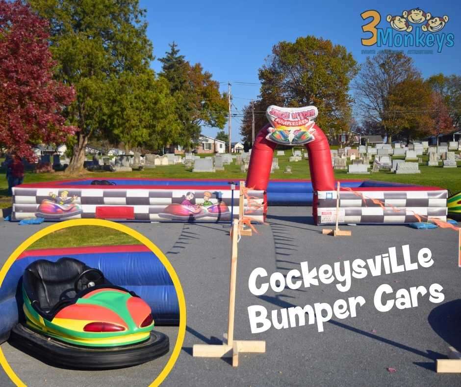 Bumper Cars for Rent in Cockeysville - 3 Monkeys Inflatables