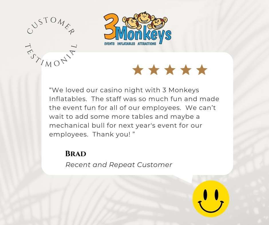 Casino Testimonials - reviews for 3 Monkeys 