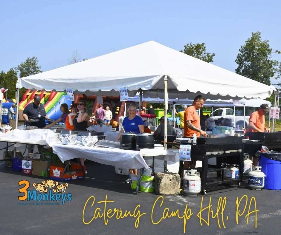 Camp Hill PA Catering Service - 3 Monkeys Inflatables