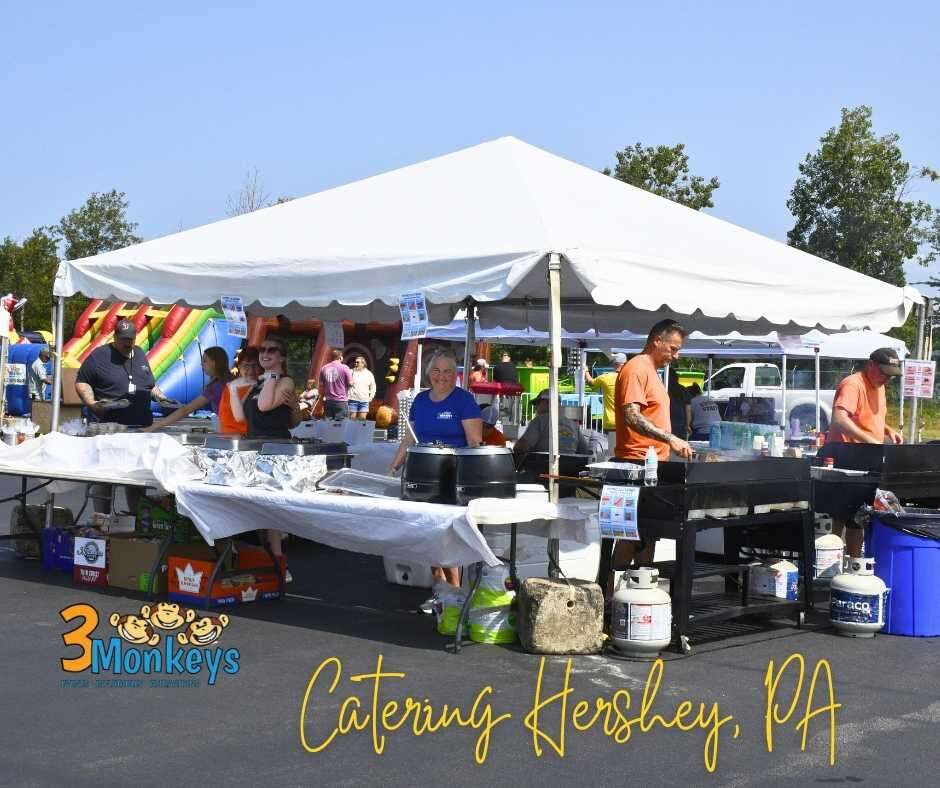 Hershey PA Catering Service - 3 Monkeys Inflatables