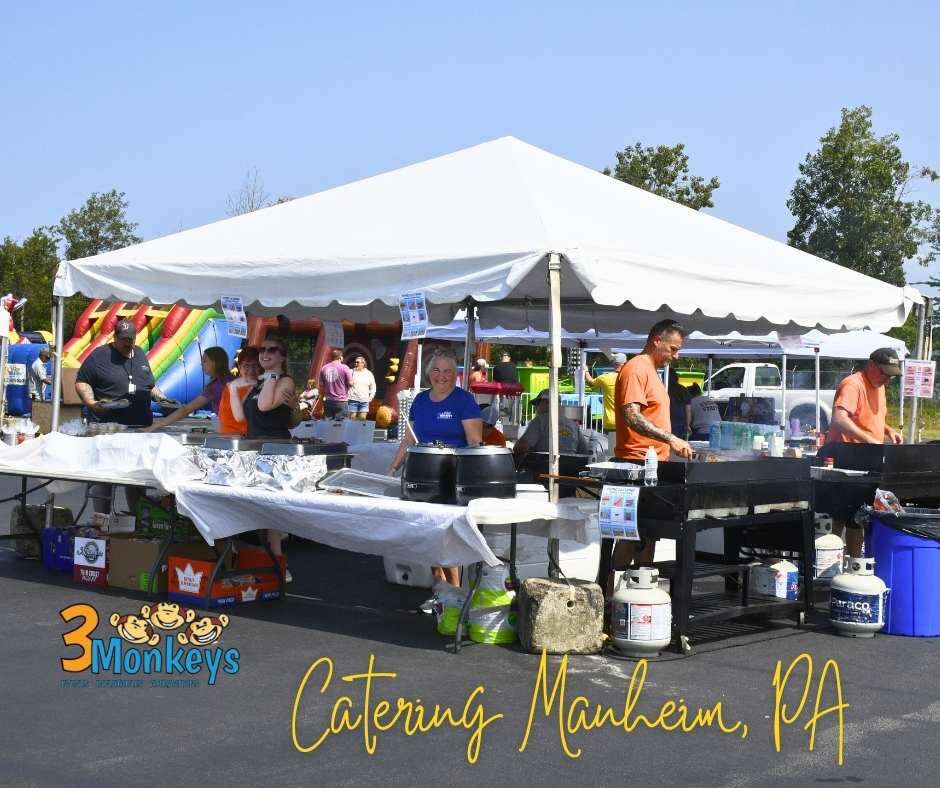 Manheim PA Catering Service - 3 Monkeys Inflatables
