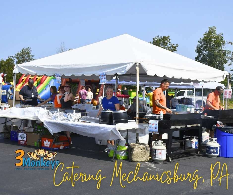 Mechanicsburg PA Catering Service - 3 Monkeys Inflatables