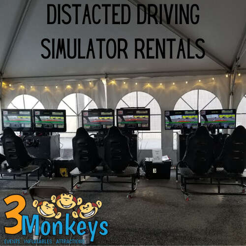 distracted Driving 6 seat simulator