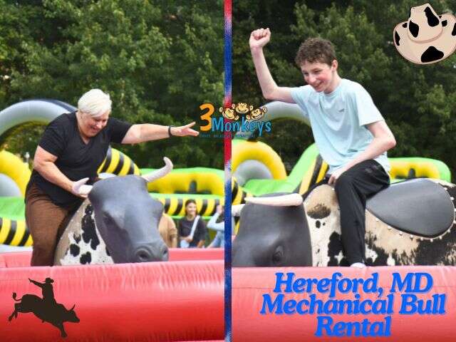 Hereford, MD Mechanical Bull Rental - 3 Monkeys Inflatables
