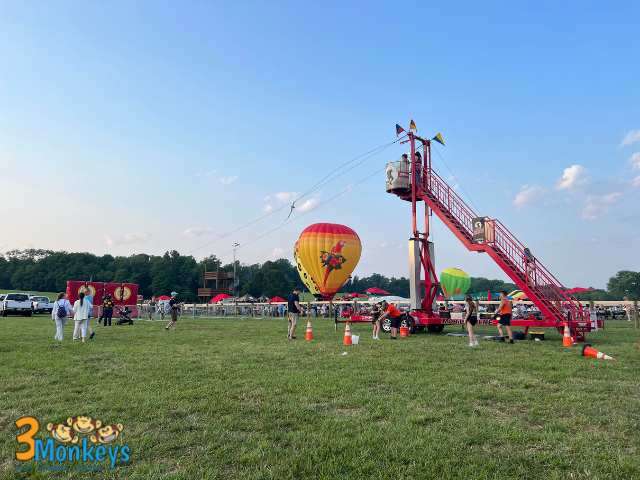 Hot Air Balloon Festival Entertainment | 3 Monkeys Inflatables