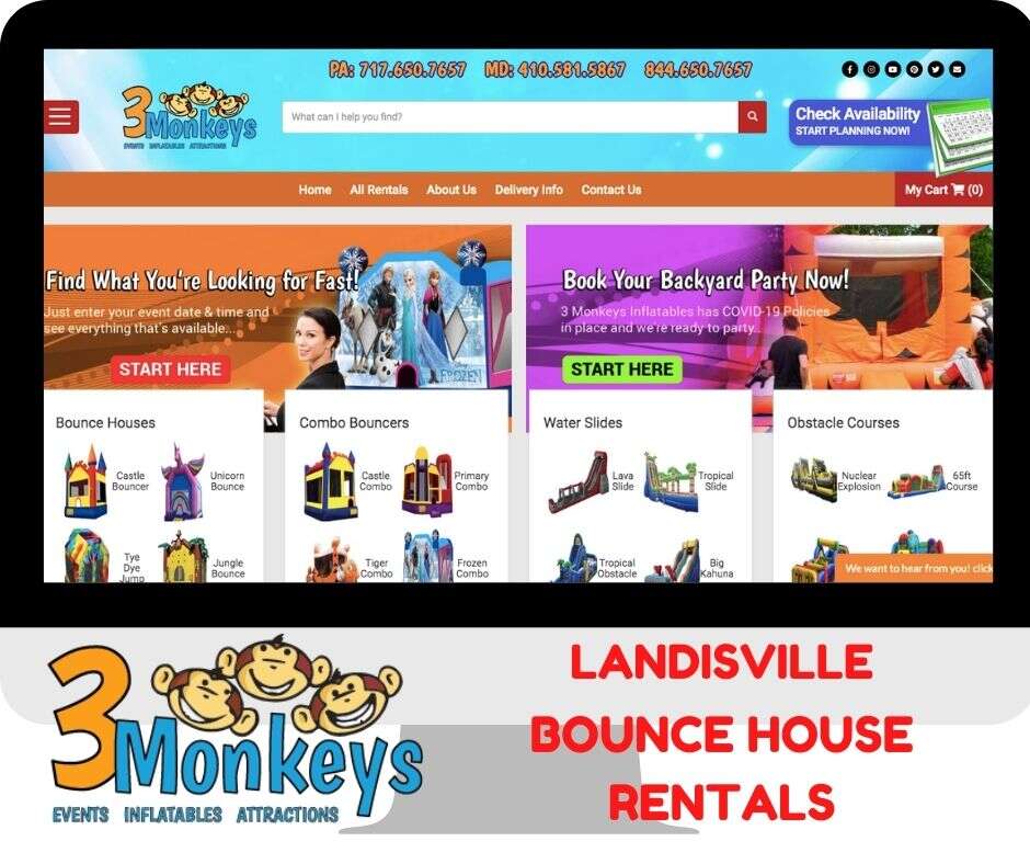 Landisville Bounce House and Water Slide Rentals