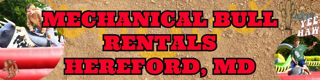 Hereford Mechanical Bull Rental - 3 Monkeys Inflatables
