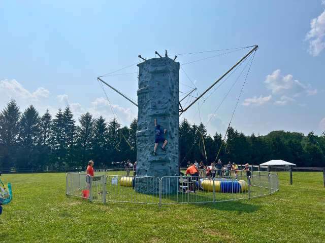 Rock Wall and Euro Bungee College Rentals | 3 Monkeys Inflatables