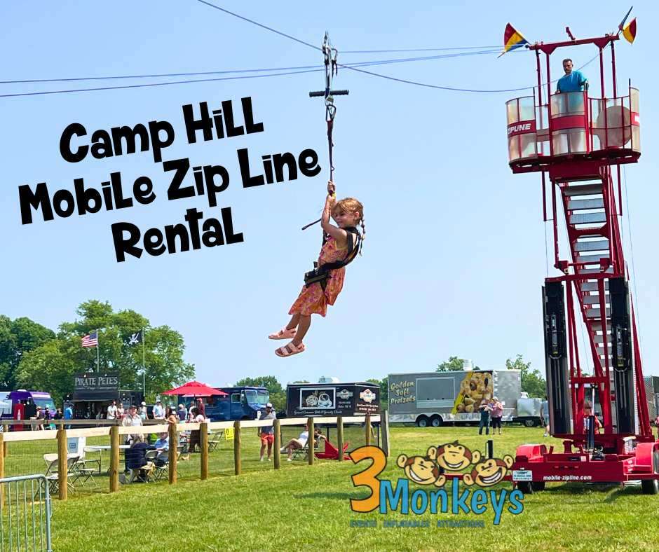 Mobile Zip Line Rental Camp Hill