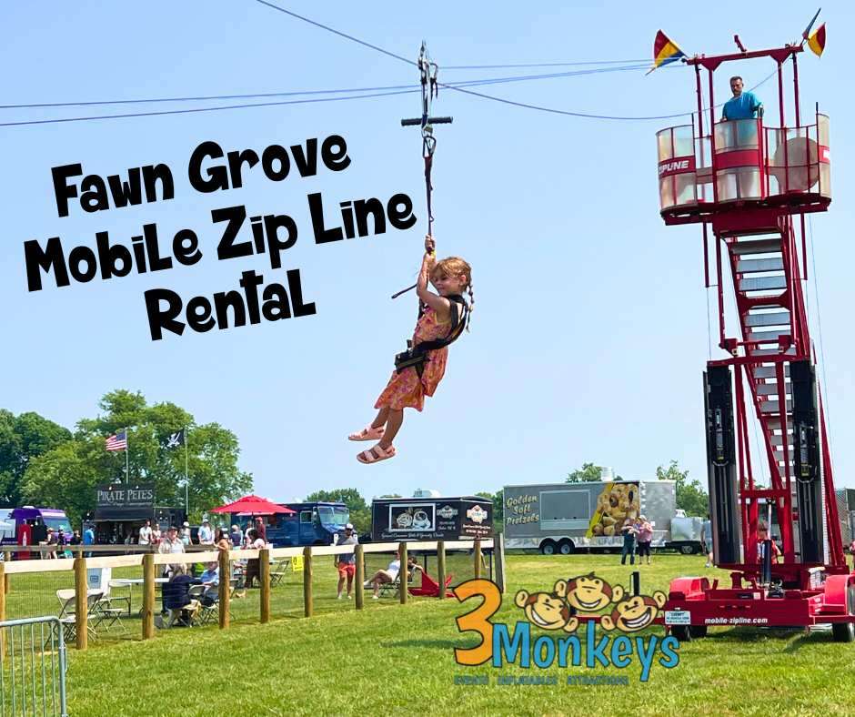 Mobile Zip Line Rental Fawn Grove