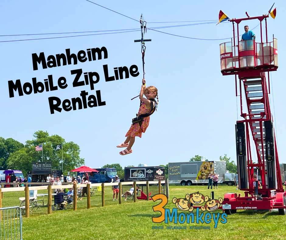 Mobile Zip Line Rental Manheim