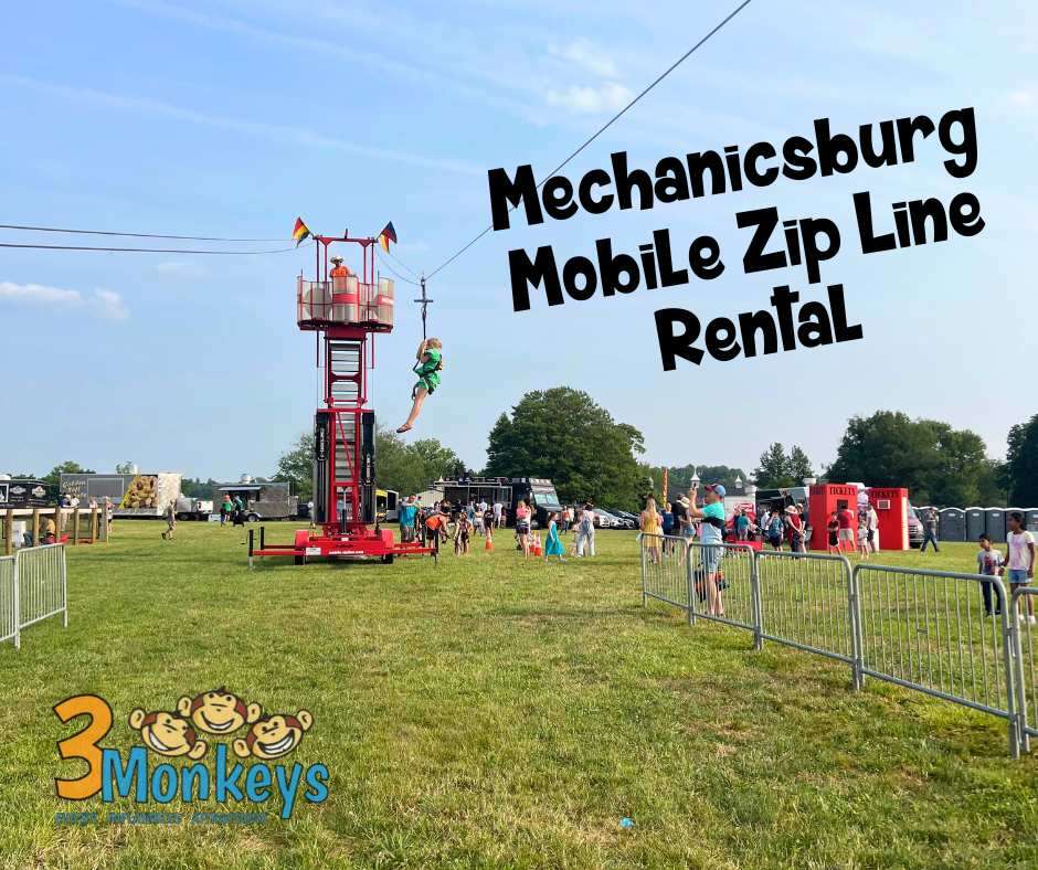 Mobile Zip Line Rental Mechanicsburg