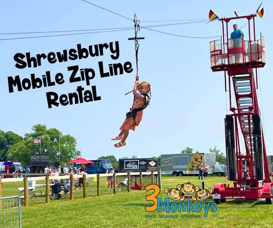 Mobile Zip Line Rental Shrewsbury