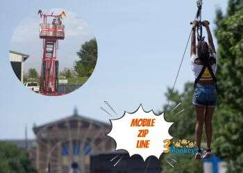 Pylesville Mobile Zip Line for Rent