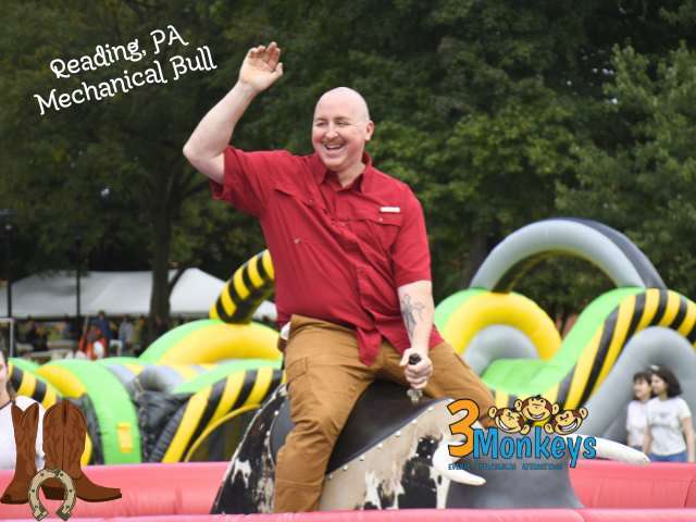 Mechanical Bull Rental Reading, PA - 3 Monkeys Inflatables Mechanical Bull Rental Reading, PA - 3 Monkeys Inflatables