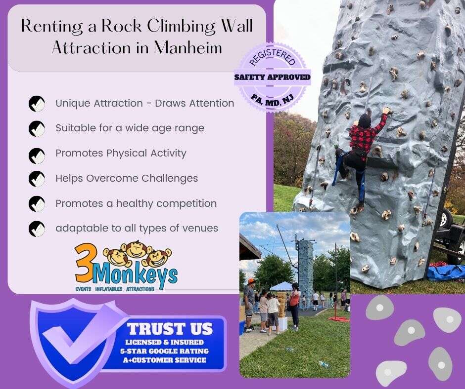 Manheim Rock Wall for Rent near me