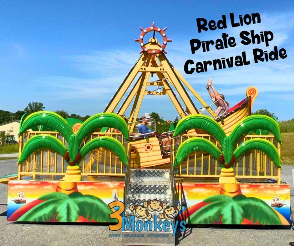 Pirate Ship Ride Red Lion