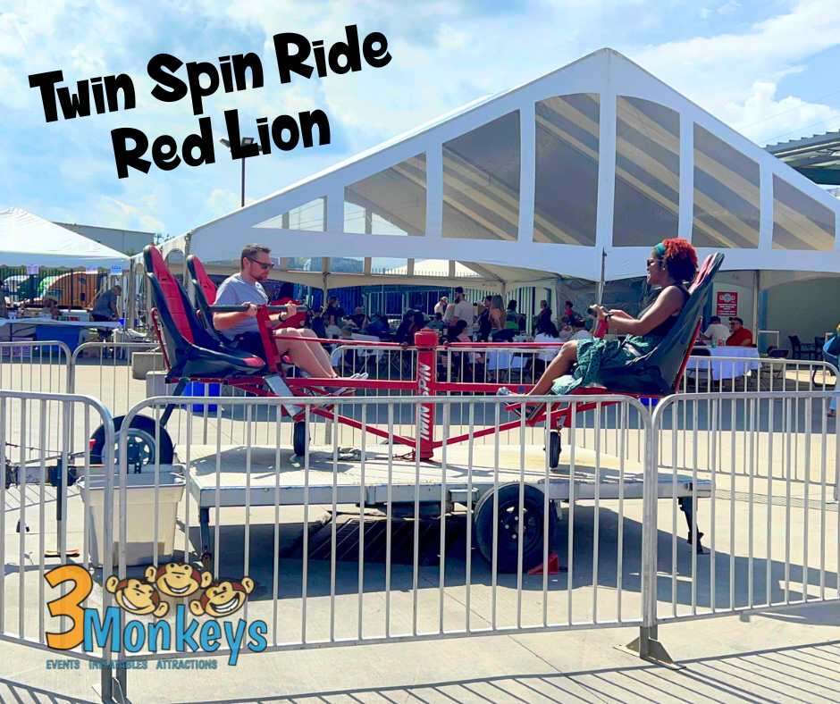 Red Lion Twin Spin Carnival Ride