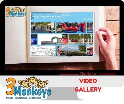 3 Monkeys Inflatables Video Gallery