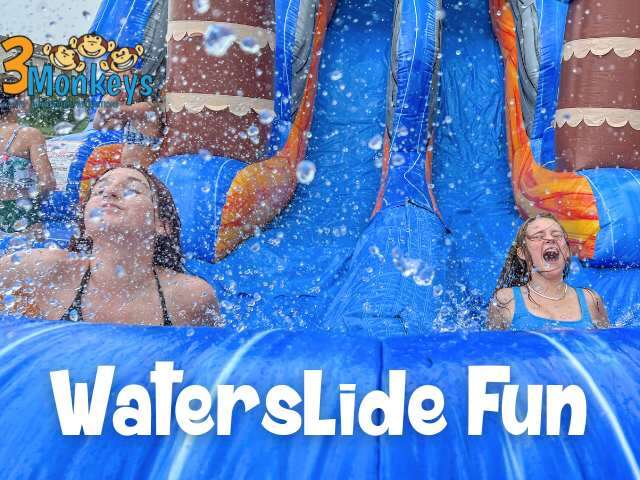 Water Slide Fun | 3 Monkeys Inflatables