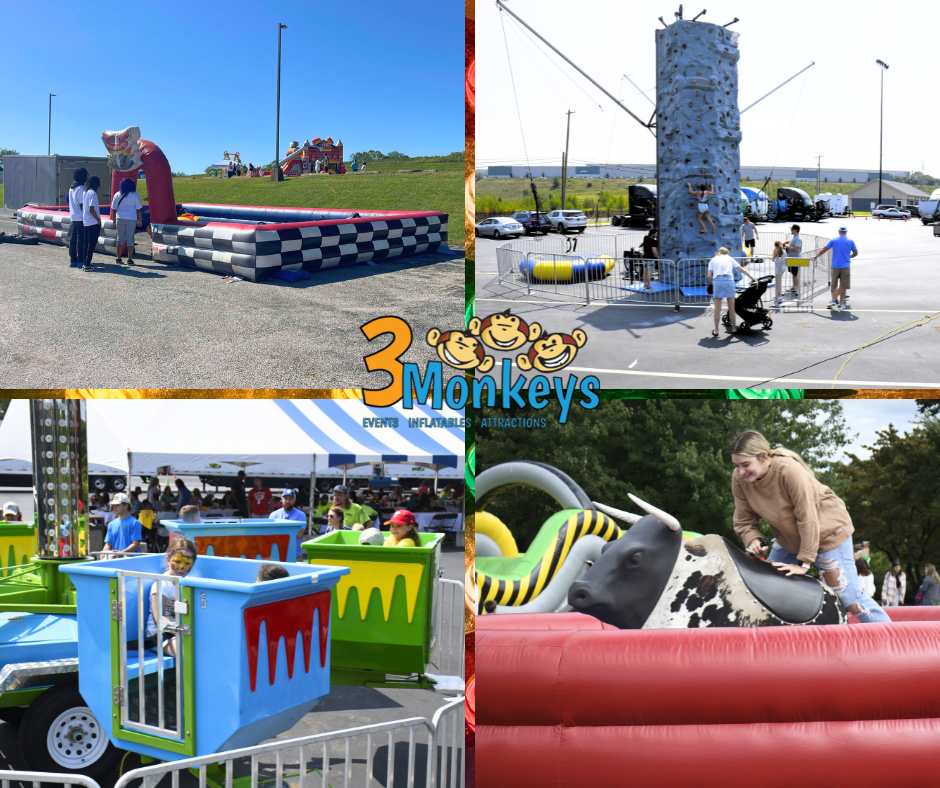 Carnival Ride Rental Package | 3 Monkeys Inflatables