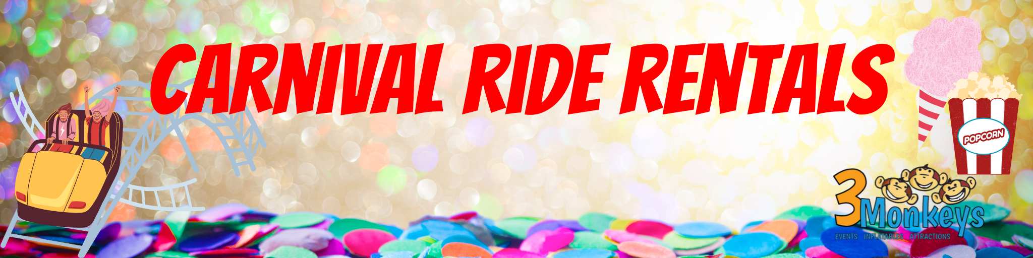 Carnival Ride Rental Package PA | 3 Monkeys Inflatables