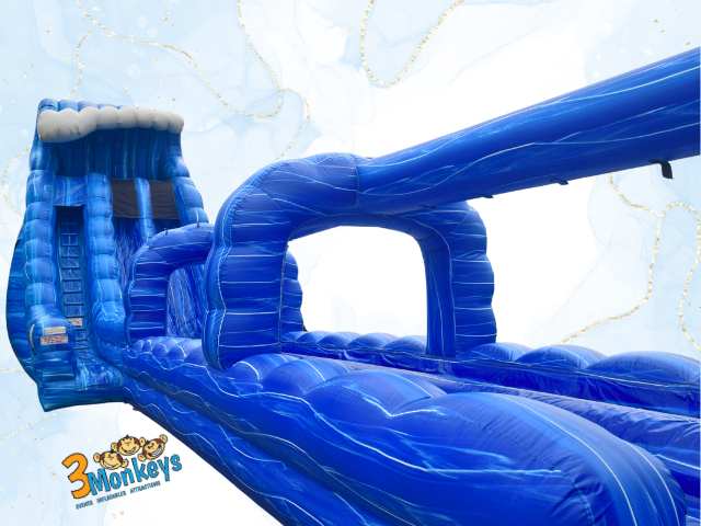 Central PA Double Lane Water Slide Rental - 3 Monkeys Inflatables