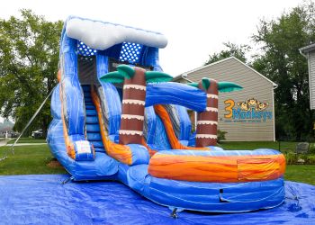 Hawaiian Plunge Dual Lane Waterslide Rental