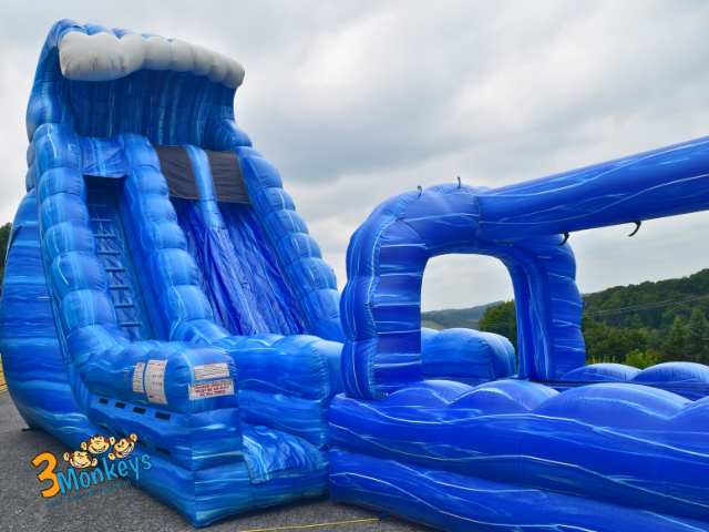 Double Lane Waterslide Rental York PA - 3 Monkeys Inflatables