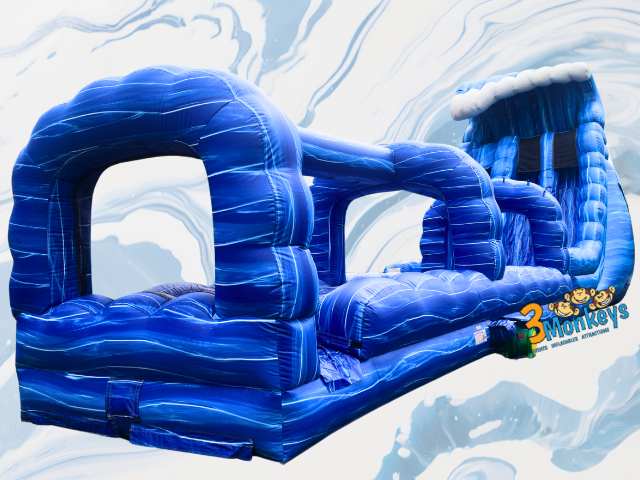 Double Lane Waterslide in PA - 3 Monkeys Inflatables