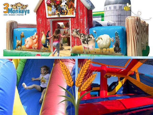 Farm Fun Package Inflatables | 3 Monkeys Inflatables