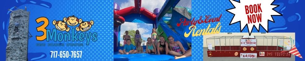 three monkeys inflatables