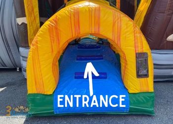 Dinosaur Bounce House Entrance