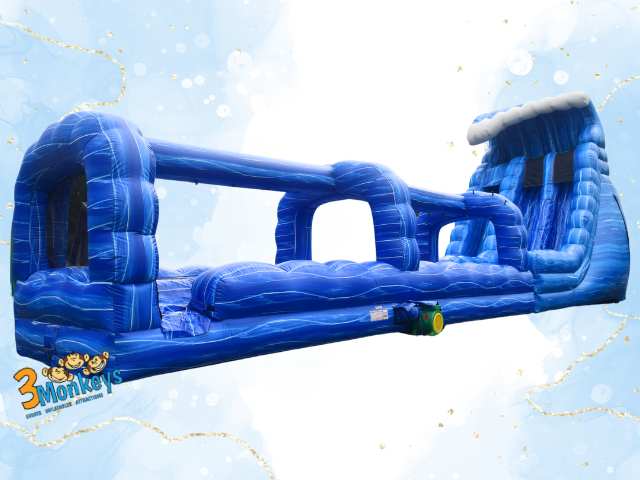 PA Double Lane Waterslide Rental - 3 Monkeys Inflatables