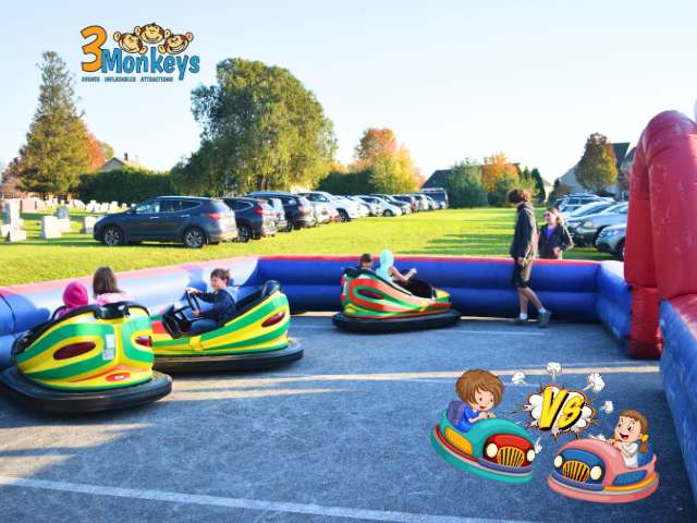 Rent Bumper Cars | 3 Monkeys Inflatables