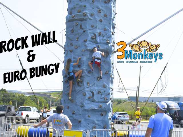 Fall Festival Rock Climbing Wall PA | 3 Monkeys Inflatables