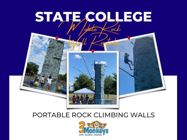 Portable Rock Wall Rentals Near State College