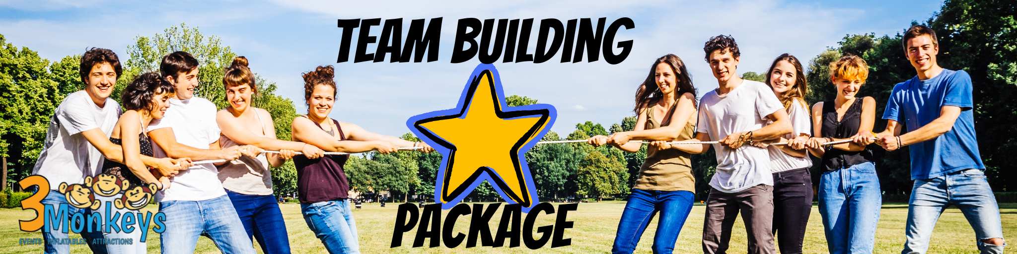 Team Building Rental Packages - 3 Monkeys Inflatables