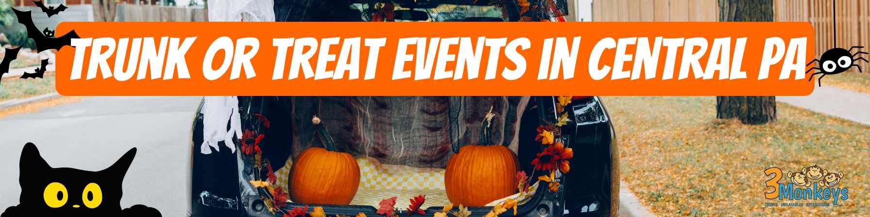 Trunk or Treat Events in Central PA | 3 Monkeys Inflatables