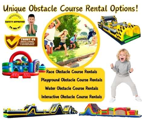 Unique Obstacle Course Rentals near me