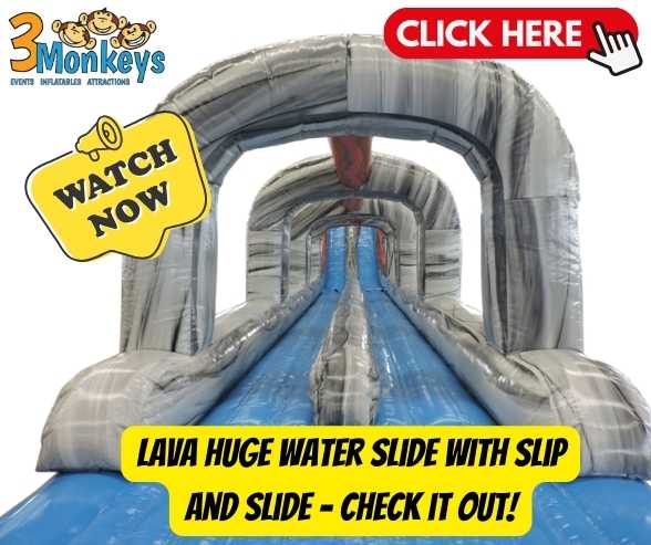 27ft Lava Water Slide